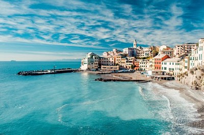 Bogliasco is a ancient fishing village in Italy jigsaw puzzle