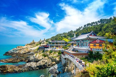 Haedong Yonggungsa Tempel in Busan, Südkorea