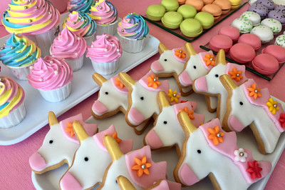 Kids cookies unicorn