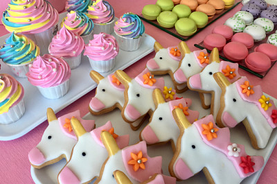 Unicornio de galletas para niños