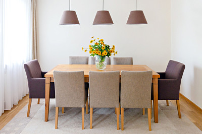 Table with comfortable chairs