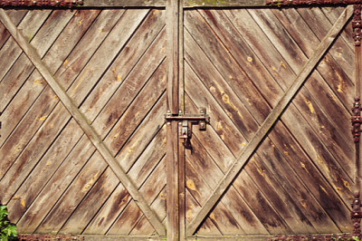 Texture del vecchio cancello in legno