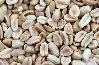 peeled grains peanuts as an element of treats jigsaw puzzle
