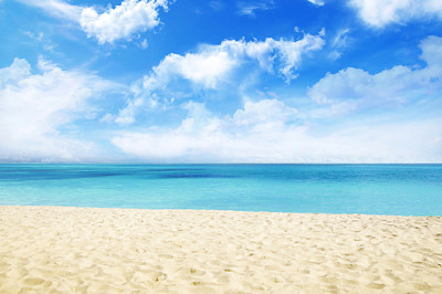 Sable de plage d'été