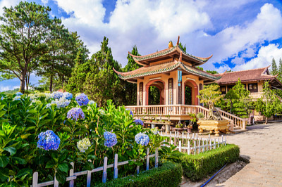 Truc Lam templd, une œuvre ancienne de longue date en ré