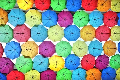 Mehrere Regenschirme