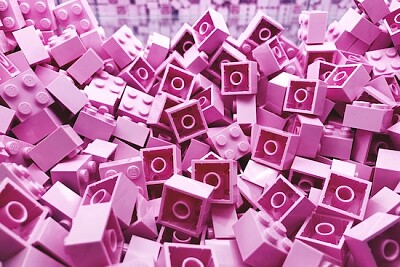 Pink Lego Bricks