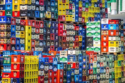Pile of Beverages Crates jigsaw puzzle