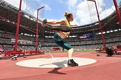 Diskus der Frauen - Olympische Spiele in Tokio