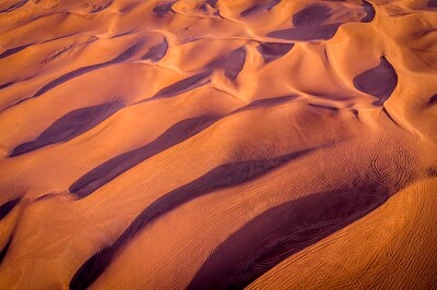 Vista del cielo del desierto