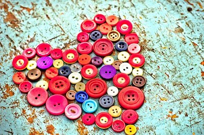 Heart Made of Buttons