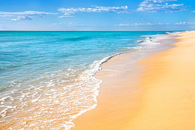 Belle plage de sable