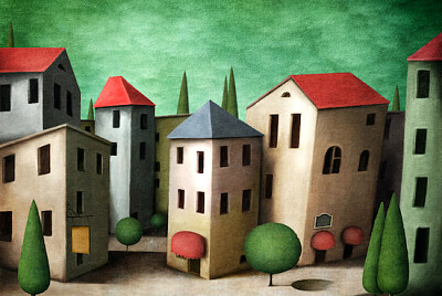 Stadt Illustration