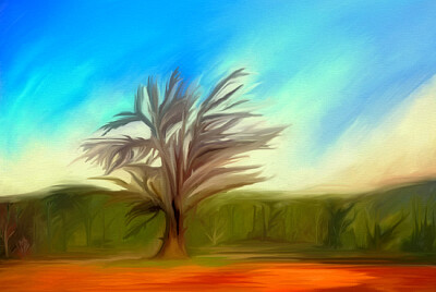 Tree Oil Painting