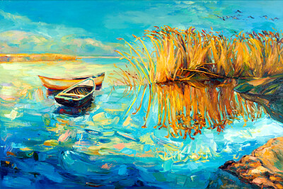 Pittura del lago