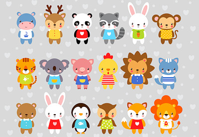 Animal in Cartoon Style