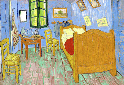 Sovrummet (1889) av Vincent Van Gogh