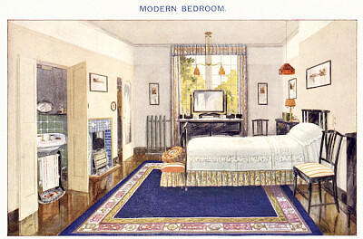 פאזל של חדר שינה מודרני