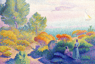 Two Women by the Shore