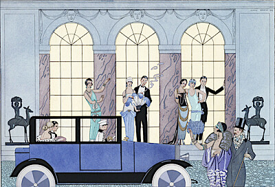 Ilustración de moda Au Revoir (1920)
