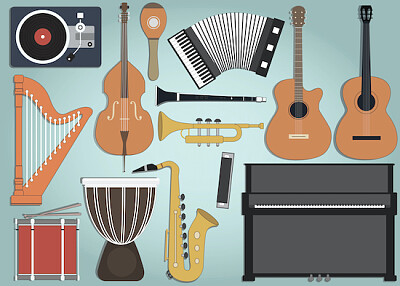 Music Instruments Set