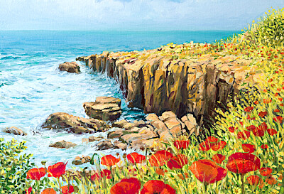 Summer Cliff jigsaw puzzle