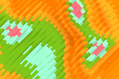 Pattern of Colored Stripes 