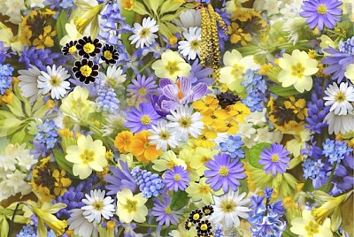 Flower background jigsaw puzzle