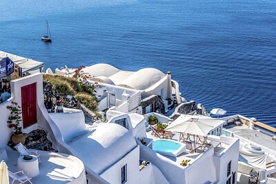 Santorini Oia, Grecia