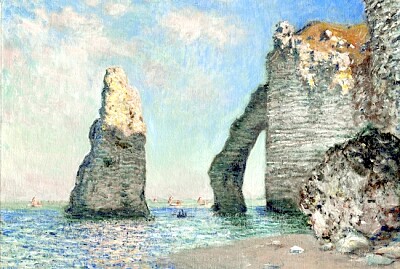 Klify w Étretat (1885)