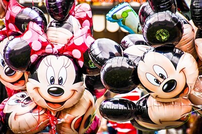 Balões Disney - Parque de Diversões