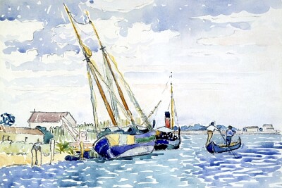 Marine Scene (Boats near Venice) (1903) 