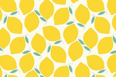 patrón de limones