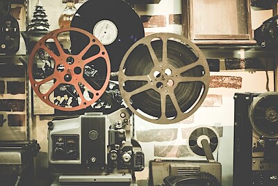 Vintage projector reel jigsaw puzzle
