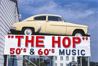 The Hop Night Club sign, York, Pennsylvania