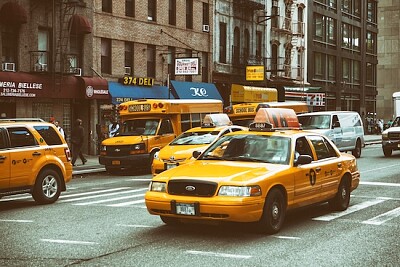 Taxi Traffic, New York jigsaw puzzle