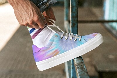 Tie Dye Dneakers jigsaw puzzle