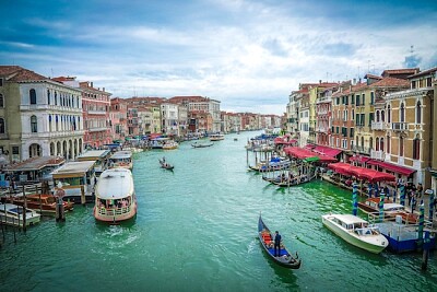 פאזל של התעלה הגדולה, ונציה, איטליה