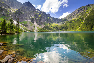 Lago Eye of the Sea nei monti Tatra