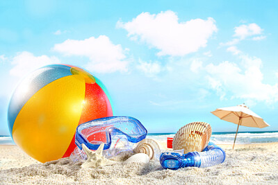 Fun Beach Accessories jigsaw puzzle