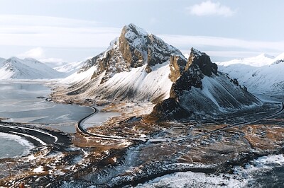 Montaña de Eystrahorn en Islandia