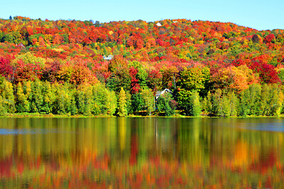 Rzeka w Bromont Shefford Quebec