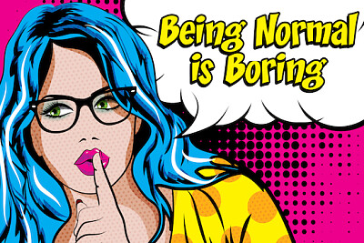 Being Normal is Boring jigsaw puzzle