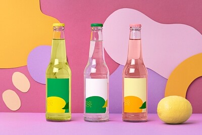 Design av glasflaskor