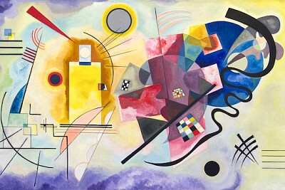 Kandinsky - Jaune Rouge Bleu jigsaw puzzle