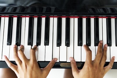Woman Playing a Piano jigsaw puzzle