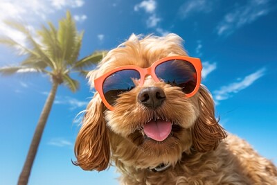Sunglasses Summer Dog