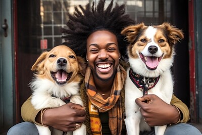 Cachorros Rindo