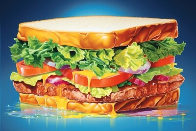 Deluxe Diner Sandwich jigsaw puzzle