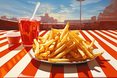 Sunny French Fries jigsaw puzzle